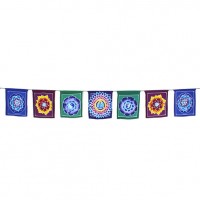 Colourful Batik Mandala Bunting Flags